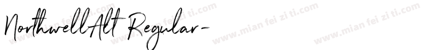 NorthwellAlt Regular字体转换